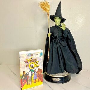 Gemmy 2001 First Edition Animated Wicked Witch of the West Figure & VHS